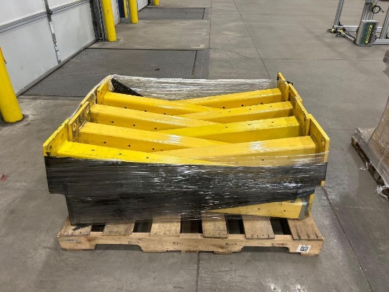 Steel Guard Double High Guardrail Post 43" x 4" x 4"