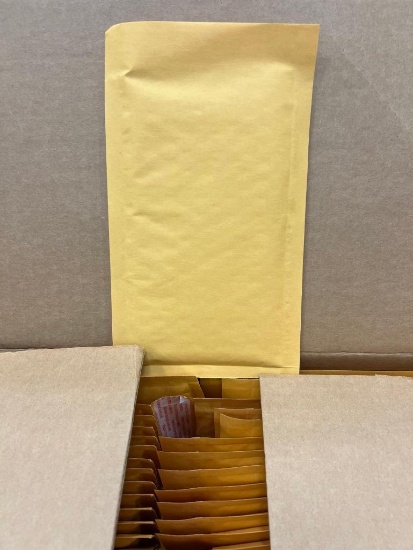 ECO-LITE, Case of 4" x 8" Kraft Self Seal Bubble Mailer (500 per case )