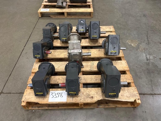 Assorted Baldor and Electra Conveyor Drive Differentials & Gearboxes