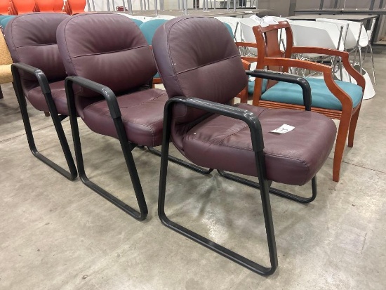 Pleather Cushion Office Chair