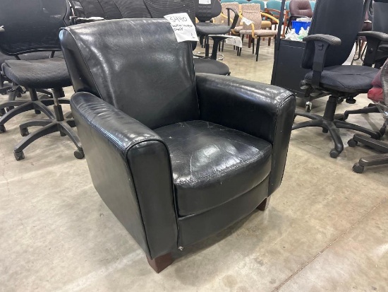 Leather Lounger Office Chair
