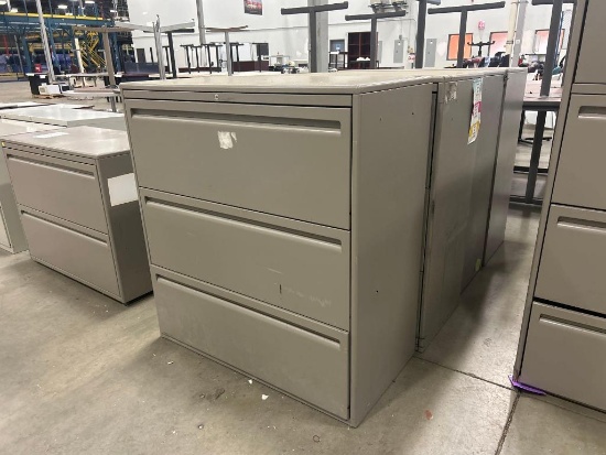 Filing Cabinet 3 Compartment 36" x 18" x 39"