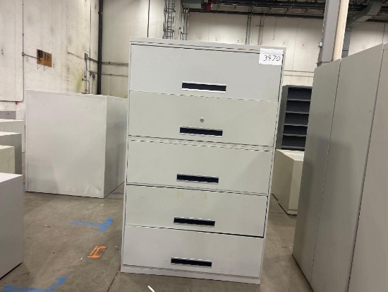 Filing Cabinet 5 Compartment 36" x 19" x 67"