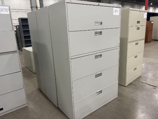 Filing Cabinet 5 Compartment 42" x 19" x 67"