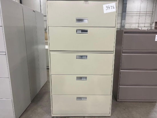 Filing Cabinet 5 Compartment 36" x 19" x 67"