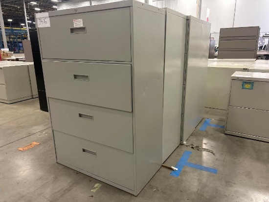 Filing Cabinet 4 Compartment 36" x 18" x 52"