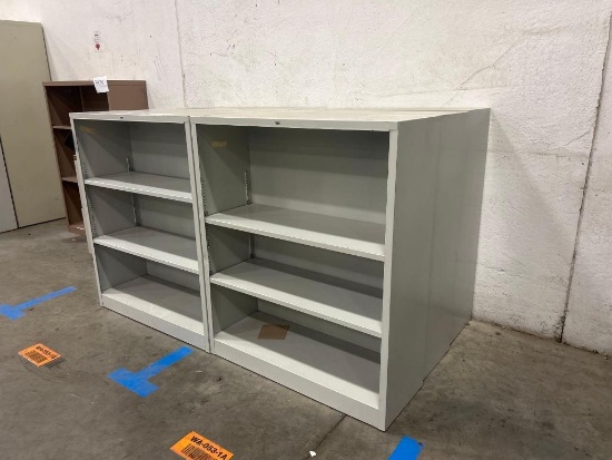 Metal Storage Shelves 2 Shelf 34" x 12" x 42"