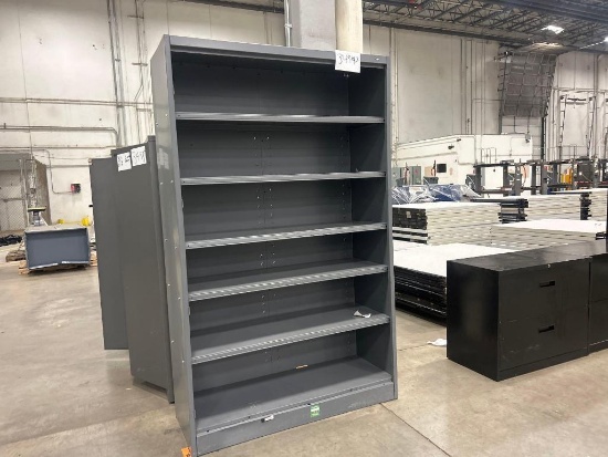 Metal Shelving Cabinet 5 shelf 48" x 18" x 78"