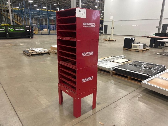 Grainger Parts Cabinet 12 Shelf 20" x 16" x 60"