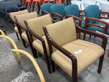Pattern Fabric Waiting Room Chair