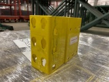 Teardrop Back Beam Bracket, Yellow