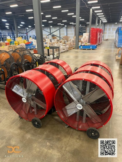 (6) Maxx Air 30" Floor Fans | On Wheels
