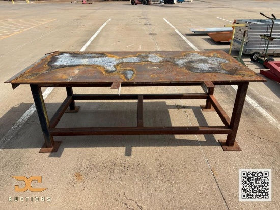 (1) Welding Table - 99" x 48" x 35"
