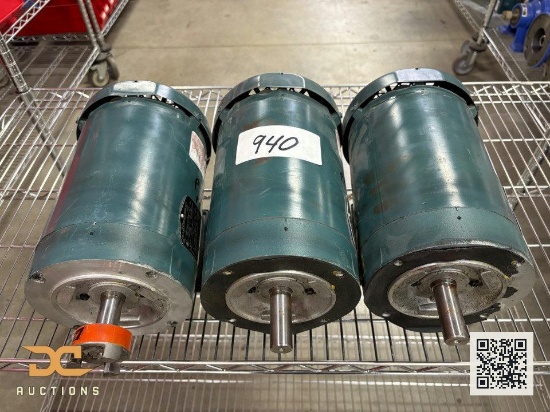 (3) Baldor Reliance Industrial Motor