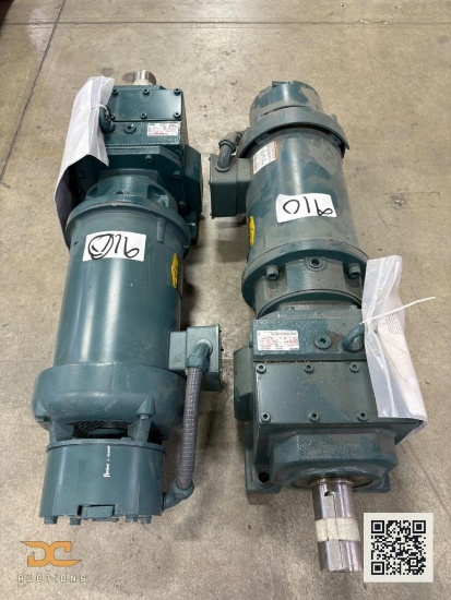 (2) Baldor Reliance Super-E Motor