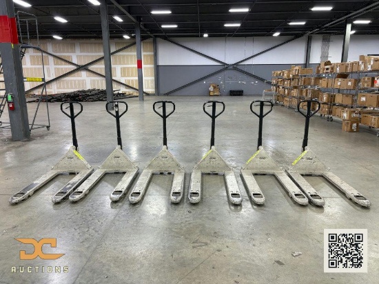 (6) Standard Pallet Jack