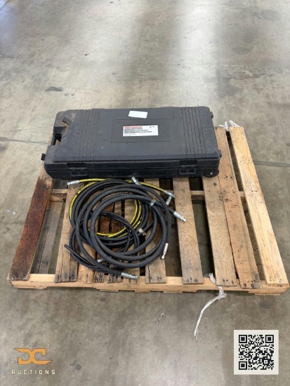 (1) Mixed Lot Containing a Westward Hydraulic Ram System Kit and Hydraulic Hoses