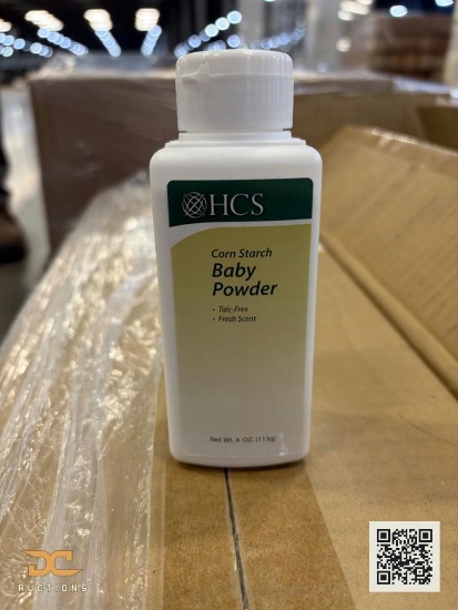 (1) Pallet of HCS Cornstarch Baby Powder Approx. 300 bottles