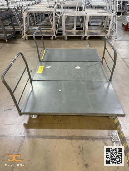 (3) Global Industrial Platform Truck