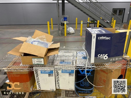 (1) Mixed Lot of Misc. Cat 6 Cable