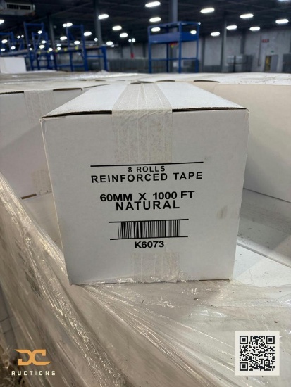 (258) Boxes of Reinforced Tape 60mm x 1000ft | Natural