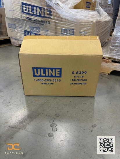 (16) Uline 1 Mil. Poly Bags | 15" x 18"