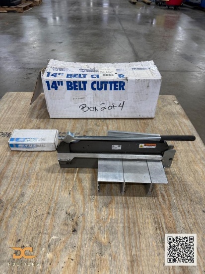 (1) Mixed Lot with a 14" Flexco Belt Cutter and Clipper Vise Lacer