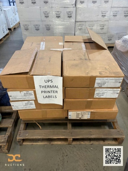 (1) Lot of 4 x 6 UPS Thermal Printer Labels | 16 Rolls Per Case