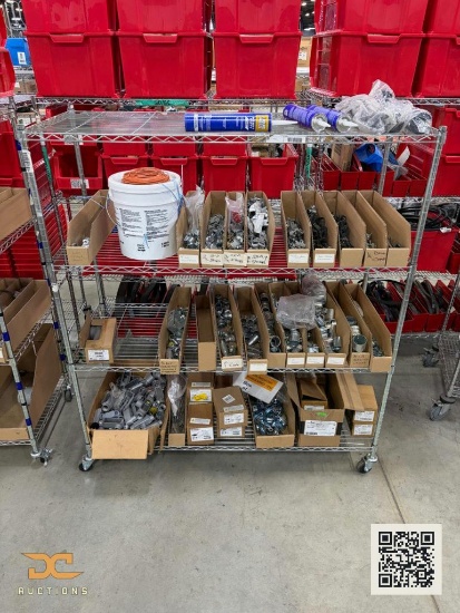 (1) Mixed Lot of Electrical Hardware Containing Misc.Connectors, Straps, Etc.
