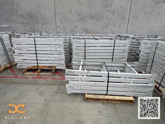 (10) Lewcon Large Conveyor Legs - 31" x MIN 58" / MAX 66"