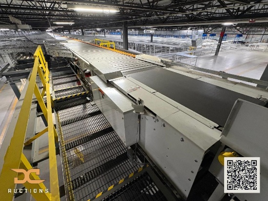(1) Dematic High Rate Slat Sorter - Model 2420 RS200 Plus - 273' x 54" x 39"