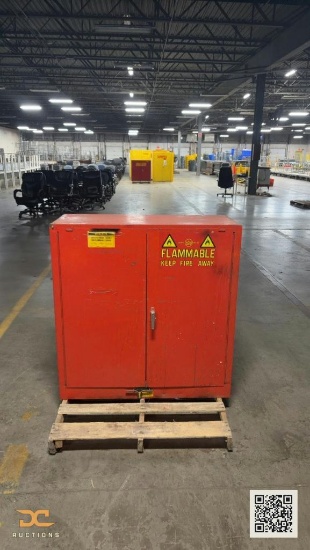 (1) Justrite Flammable Storage Safety Cabinet | Industrial Grade