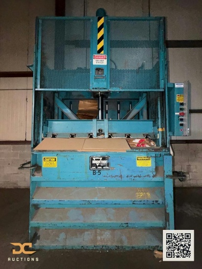 (1) Marathon Equipment V-6030-HD Vertical Cardboard Baler