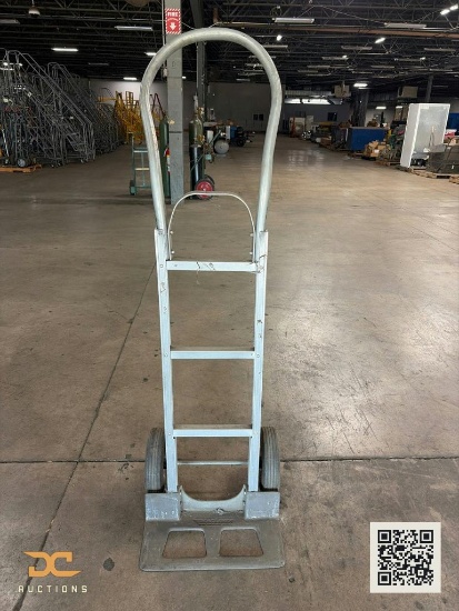(1) Aluminum Hand Truck / Two-Wheel Dolly with Rubber Wheels and Loop Handle