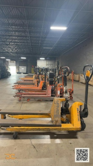 (2) Manual Pallet Jacks | Mixed Brands & Colors