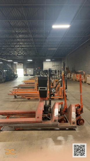 (3) Manual Pallet Jacks | Mixed Brands & Colors