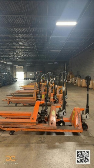 (3) Manual Pallet Jacks | Mixed Brands & Colors