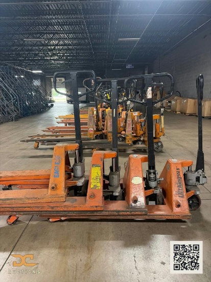 (4) Manual Pallet Jacks | Mixed Brands & Colors