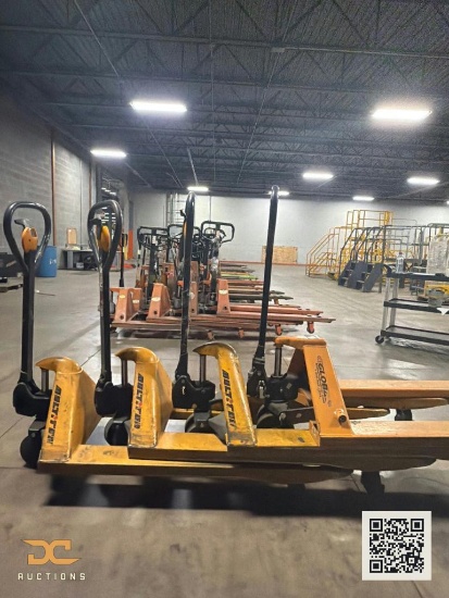 (4) Manual Pallet Jacks | Mixed Brands & Colors