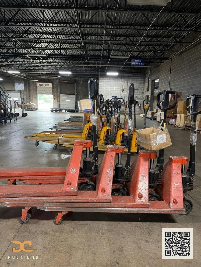 (4) Manual Pallet Jacks | Red