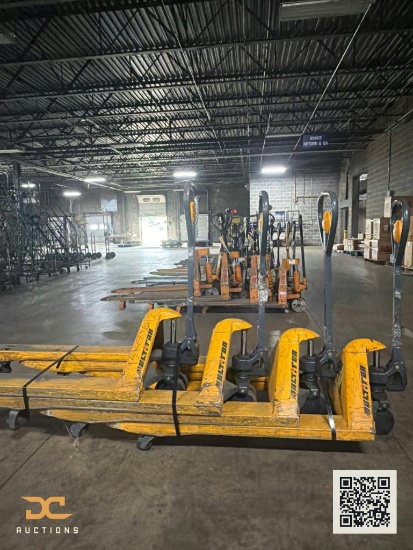 (4) Manual Pallet Jacks | Yellow