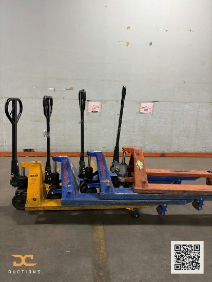 (4) Manual Pallet Jack | Mixed Brands & Colors
