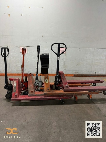 (4) Manual Pallet Jacks | Mixed Brands & Colors