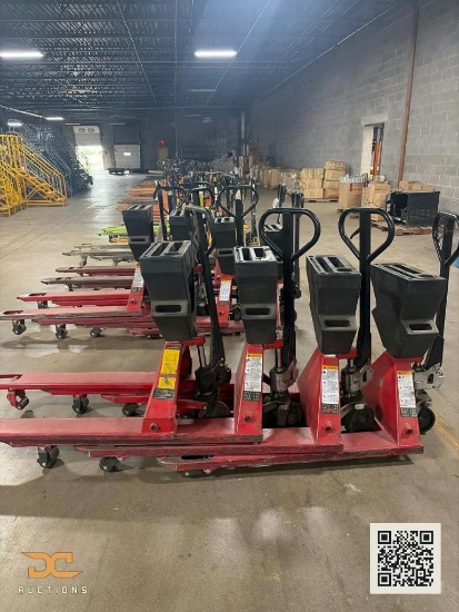 (4) U-Line Manual Pallet Jacks | Red