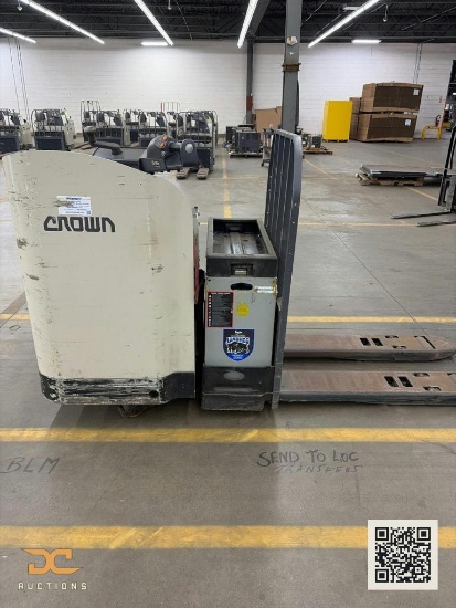 (1) 2019 Crown Electric Walkie Pallet Jack | Ride-On End Rider
