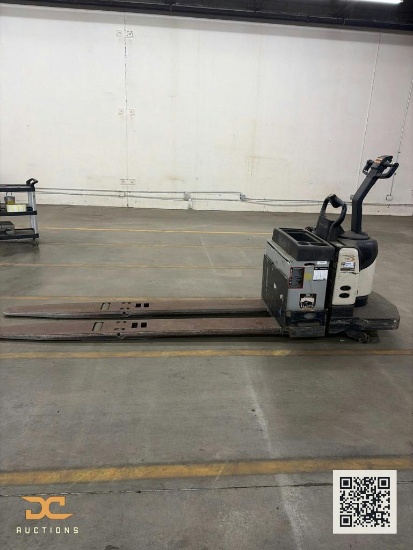 (1) 2019 Crown WP Series Electric Walkie Pallet Jack | Long Fork