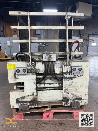 (1) Hydraulic Power Unit / Press Heavy-Duty Industrial Hydraulic Assembly with Overhead Rail Frame