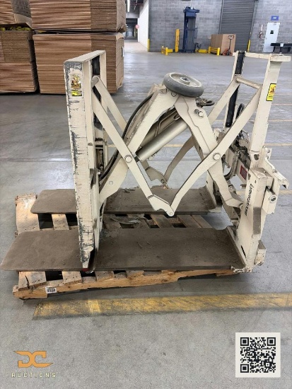 (1) Linco/Liftmi Scissor-Lift Pallet Positioner / Ergonomic Lift Table with Tilt