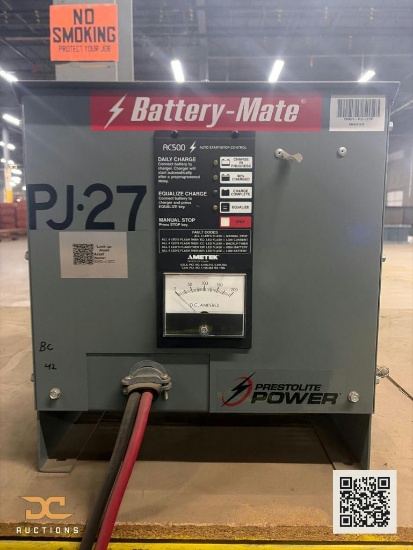 (1) Prestolite Power Battery-Mate AC500 | Industrial Battery Charger