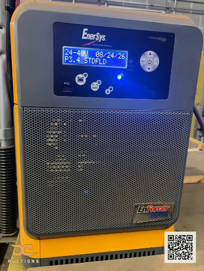 (1) EnerSys EnForcer IMPAQ Industrial Battery Charger | 24-48V Multi-Voltage, Flooded Profile